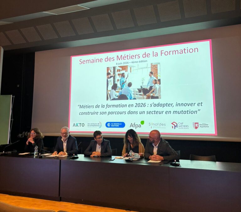 Les Métiers de la formation : un secteur qui bouge, et nous bougeons avec lui !